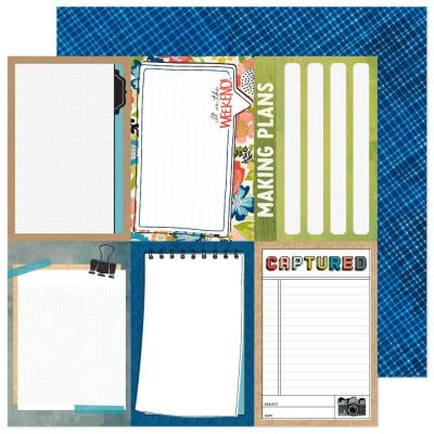 American Crafts Vicki Boutin Print Shop Designpapier - 4 x 6 Journaling Cards